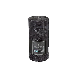 Atmosphera, Createur D'Interieur Bougie cylindrique Ø 7 x H 14 cm - noir - Atmosphera