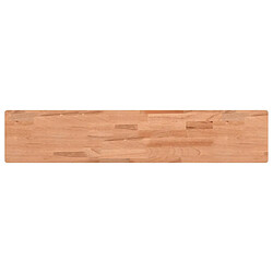 vidaXL Étagère murale 100x20x4 cm bois massif de hêtre