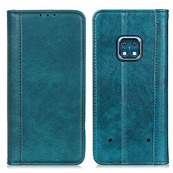 Etui en PU texture litchi, auto-absorbée avec support vert pour votre Nokia XR20