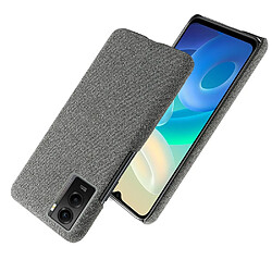 Coque en TPU + PU anti-griffes, gris pour votre Vivo Y55s 5G