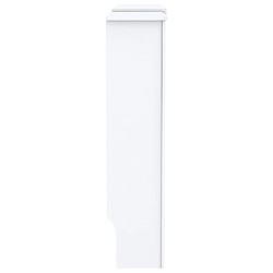 Avis vidaXL Cache-radiateur MDF Blanc 205 cm