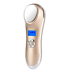 Wewoo OFY-7901 Cryothérapie par ultrasons Chaud Froid Chaleur Levage Facial Vibrations Masseur Visage Corps Import Exporter Soin Du Beauté Machine Doré