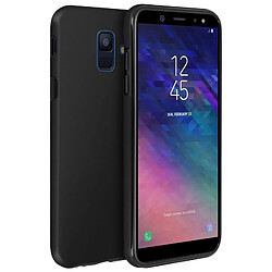 Avizar Coque Galaxy A6 Protection Silicone + Arrière Polycarbonate - noir