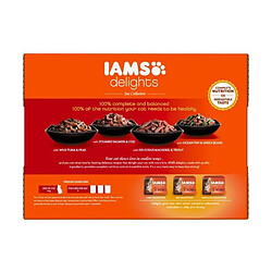 Avis Iams Chat IAMS Delights multibox Saveurs de la Mer en sauce (Sea Collection) - Toutes Races - 12x85 g - Pour chat adulte