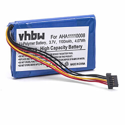 vhbw batterie compatible avec TomTom XXL 540, 540S système de navigation GPS (1100mAh, 3,7V, Li-Polymère)