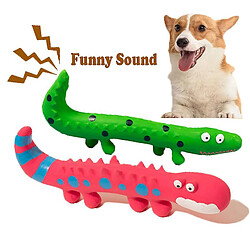 2 Pcs Jouets Pour Chiens Grinçants En Forme De Lézard Chiot Jouets à Mâcher Indestructibles Interactifs Durs Pour Animaux De Compagnie Jouet Grinçant Dents Propres Jouets Pour Chiots