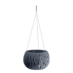 Pot de Fleurs suspendu avec insert Prosperplast Sandy Bowl DSK370 Ø 370 mm 9L anthracite