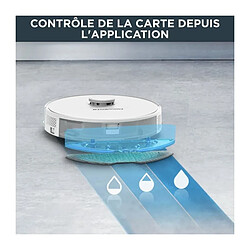 Avis ROWENTA RR8567WH Aspirateur robot laveur, Aspire et lave, Navigation laser ultraprécise, Réglages personnalisés, X-Plorer, Bl