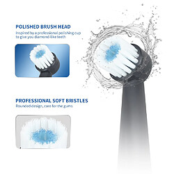 Avis Universal Brosse à dents électrique rotative rechargeable brosse à dents à poils doux mode 3 brosse à dents imperméable colorée | Brosse à dents électrique