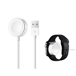 Cable de charge sans fil Blanc 1 mètre chargeur rapide pour Watch Serie 1 - Visiodirect -