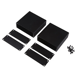 Avis 2x Boîtier en Aluminium de Carte PCB DIY Shell Shied Case pour Amplificateur Projets Electroniques, Unités D'alimentation