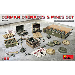 Mini Art German Grenades & Mines Set - Accessoire Maquette