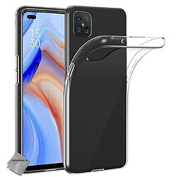 Htdmobiles Coque silicone gel fine pour Oppo Reno 4 Z 5G + film ecran - TPU TRANSPARENT