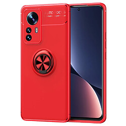 Coque en TPU anti-rayures avec béquille rouge pour votre Xiaomi 12 Pro