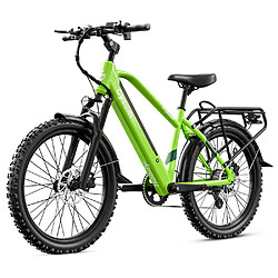 CYSUM Hoody Vélo électrique pour adolescent , moteur 250 W, batterie 36 V 10 Ah, vitesse maximale de 35 km/h, autonomie maximale de 55 km, pneus 24 x 2,1 pouces, SHIMANO 8 vitesses, écran LCD, phares LED