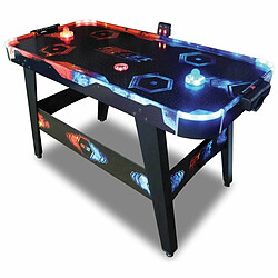 BigBuy Fun Table de Hockey Fire & Ice Lumières LED 146 x 71 x 82 cm pas cher