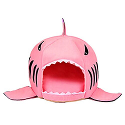 Acheter Justgreenbox Requin Pet Maison Lit Pour Chiens Chats Petits Animaux Produits, Rose