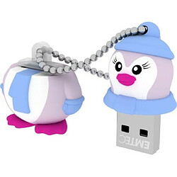 Avis Emtec Miss Penguin lecteur USB flash 16 Go USB Type-A 2.0 Bleu, Violet, Blanc