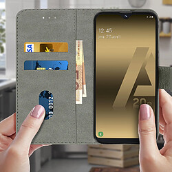 Avis Avizar Housse Samsung Galaxy A20e Étui Porte-cartes Fonction Support gris