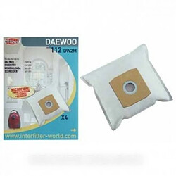 Sacs 112 (x4) microfibre pour aspirateur daewoo