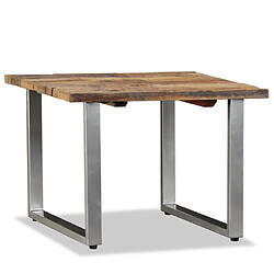 vidaXL Table basse Bois de récupération massif 55x55x40 cm