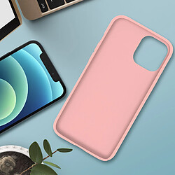 Avizar Coque Apple iPhone 12 Pro Max Semi-rigide Finition Soft Touch Compatible QI rose pas cher