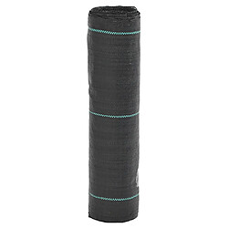 vidaXL Membrane anti-mauvaises herbes noir 0,5x50 m PP