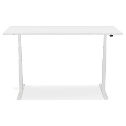 Acheter Alterego Bureau réglable en hauteur électrique 'TRONIK' blanc - 160x80 cm