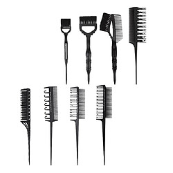 Avis 9pcs Brosse de Coiffure Papier à Cheveux Outils de Coloration de Cheveux Pinceau de Coiffure Teinture pour Coiffeur Kit de Coloriage