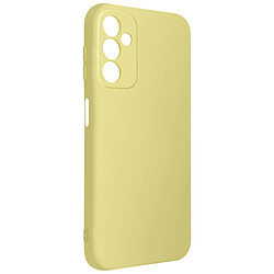 Avizar Coque pour Samsung Galaxy A14 4G et 5G Semi-rigide Soft-touch Fast Cover Jaune