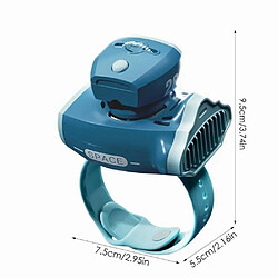 Ventilateur de Poignet Sans Lame de Projection de Ventilateur d'Enfants de Jouet de Refroidisseur de Bracelet de Bande Dessinée Portatif de Chargement d'USB Avec la Dragonne Confortable de Silicone