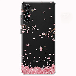 Coque en TPU antichoc, anti-rayures fleurs qui tombent pour votre Samsung Galaxy A13 5G