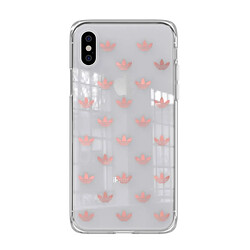 Adidas Coque de Protection pour iPhone X et XS Originals Trefoil Transparent