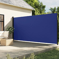 vidaXL Auvent latéral rétractable bleu 200x600 cm