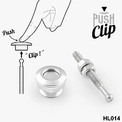 22mm bouton-poussoir à dégagement rapide capot capot goupilles de verrouillage verrou universel ruban pas cher