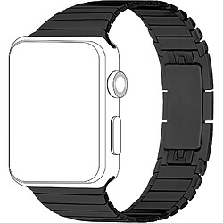 Topp-Design 40-37-1847 Bracelet en métal pour Apple Watch 42/44 mm Noir