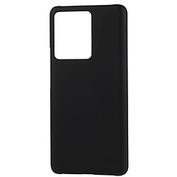 Coque en TPU anti-rayures, caoutchouté brillant, anti-traces de doigts pour votre Vivo iQOO 10 5G - noir