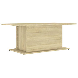 Maison Chic Tabls basse,Table Console pour salon Chêne sonoma 102x55,5x40 cm Aggloméré -MN11600