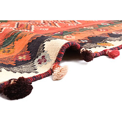 Avis Vidal Tapis de laine 213x144 rouge Jajim