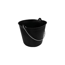 Perel Seau De Maçon - 11 L - Pvc - Noir