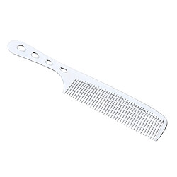 Espace Aluminium Coupe De Cheveux Antistatique Styling Coiffure Peigne De Barbier Argent pas cher