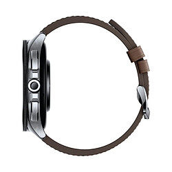 Acheter Xiaomi Watch 2 Pro Bluetooth Acier Argent avec Bracelet en Cuir Marron