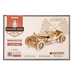 Avis ROBOTIME Puzzle en bois voiture grand prix