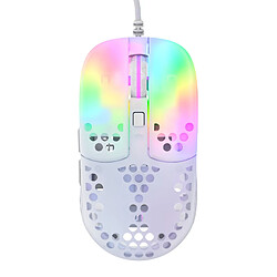 Souris ultralégère Xtrfy MZ1 - White Rail, blanc