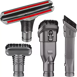 Kit d'outils de rechange pour Dyson V6 DC35 DC44 DC58, outils de nettoyage domestique, brosse, 4 paquets