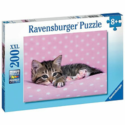 Ludendo Puzzle 200 pièces XXL Ravensburger - La sieste du chat