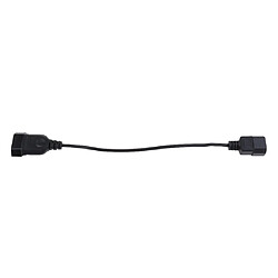 IEC 320 C14 Mâle à Eu Plug Femelle Convertisseur De Courant Adaptateur Câble Cordon 24cm