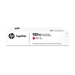 HP 981YC Extra High Yield Magenta Original PageWide Cartridge 16000pages Magenta cartouche d'encre