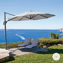 Acheter Elios Parasols Parasol de jardin de 3 mètres avec bras décentralisée aluminium Paradise