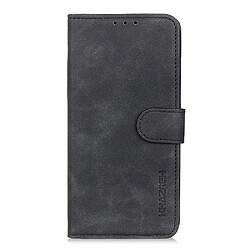 Etui en PU rétro noir pour votre Samsung Galaxy Xcover Pro